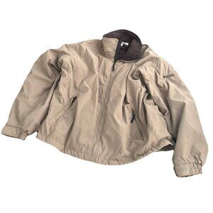 Columbia men’s Beige Fleece Lined Jacket Large